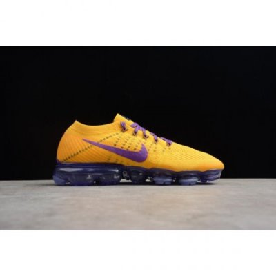 Nike Erkek Air Vapormax Flyknit Limon / Sarı / Mor Koşu Ayakkabısı Türkiye - R0I1J8PK